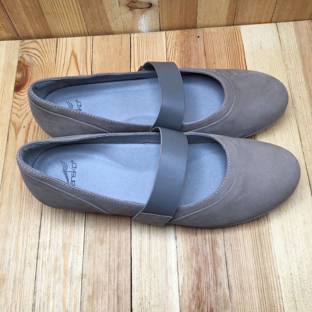 Dansko Shoes Women Size 11 US EU 41 Gray taupe Mary Jane 1610 - Picture 10 of 13